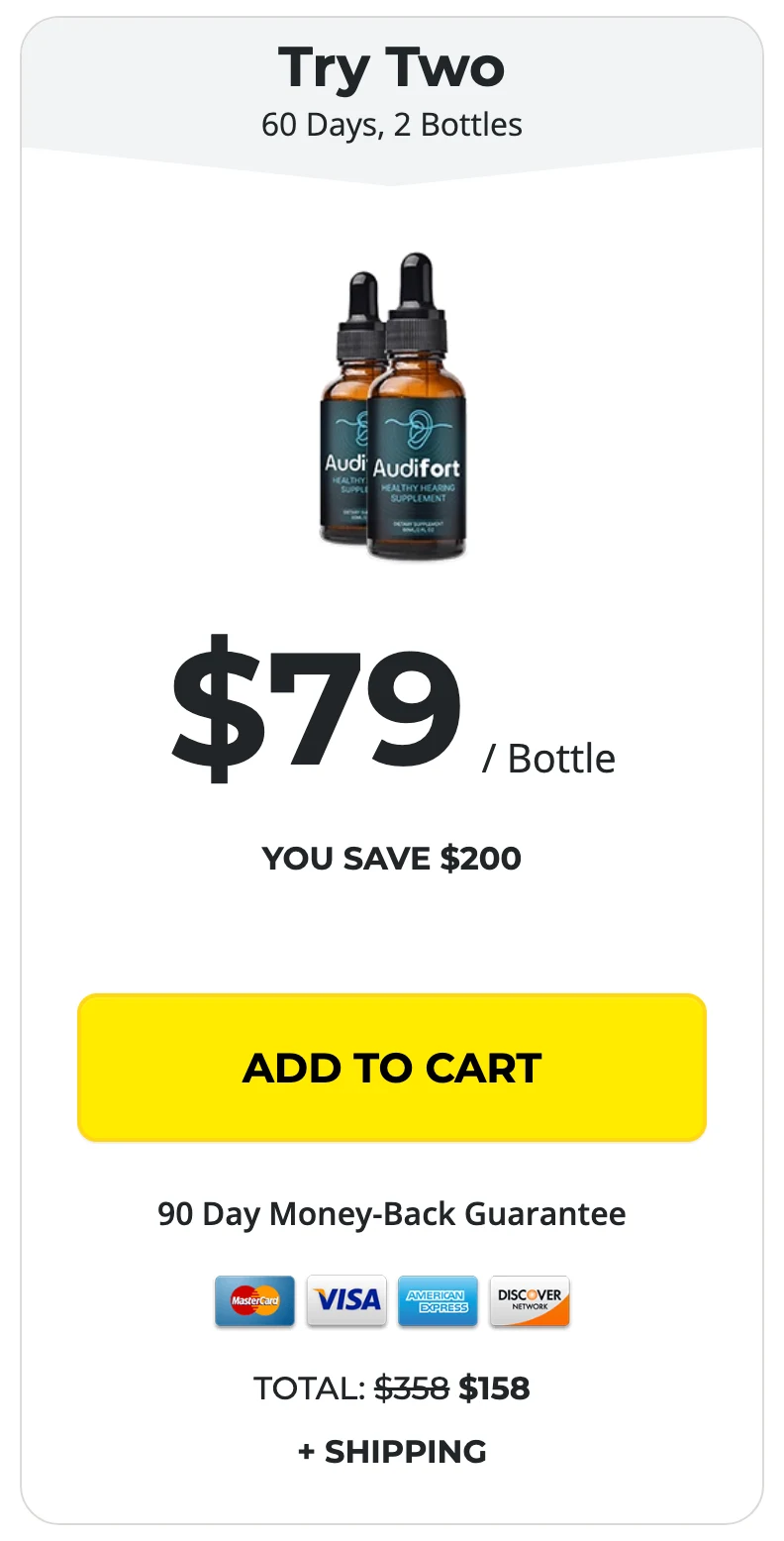 Audifort 2 bottles
